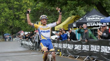 Bart Wellens winning the 2011 Rapha-Focus GP