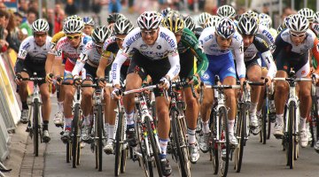 Zdenek Stybar stormed off the start for the holeshot © Dan Seaton