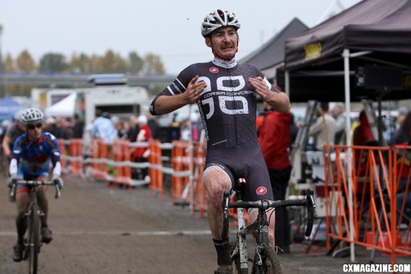 Aaron Tuckerman takes his fifth win (and the overall series) of the eight-race Cross Crusade Sunday. ©Pat Malach