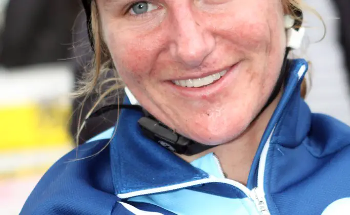 American Amy Dombroski in 2011. © Bart Hazen / Cyclocross Magazine