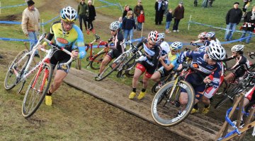 Myerson at the front in lap 1 of Bay State Day 2. Natalia Boltukhova | Pedal Power Photography | 2011)