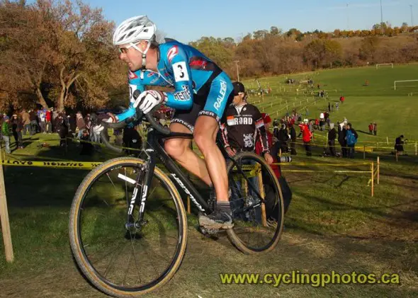 Here, Craig Richey battles for eighth place at Canadian Nationals. cyclingphotos.ca