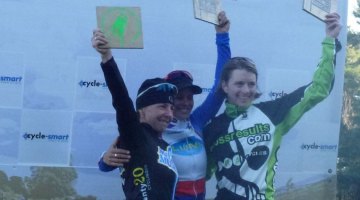 Women's Podium, Day 2 at Cycle-Smart International. Cyclocross Magazine