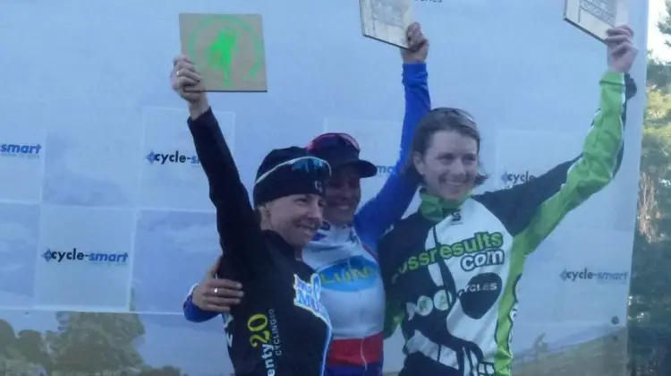 Women's Podium, Day 2 at Cycle-Smart International. Cyclocross Magazine