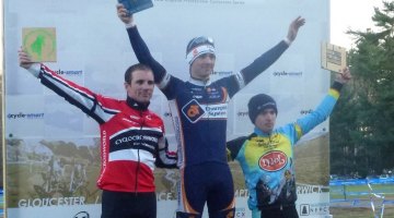 Men's Podium, Day 2 at Cycle-Smart International. Cyclocross Magazine