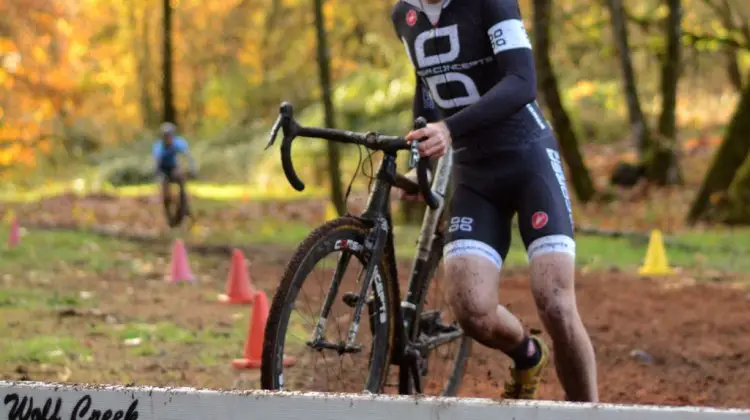 Tuckerman takes the barriers- and the win. Jon Muyskens