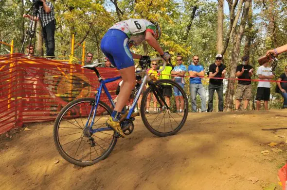 This weekend the U.S. Gran Prix of Cyclocross returns to Louisville for round three, where Georgia Gould won both days last year. © Greg Sailor – VeloArts