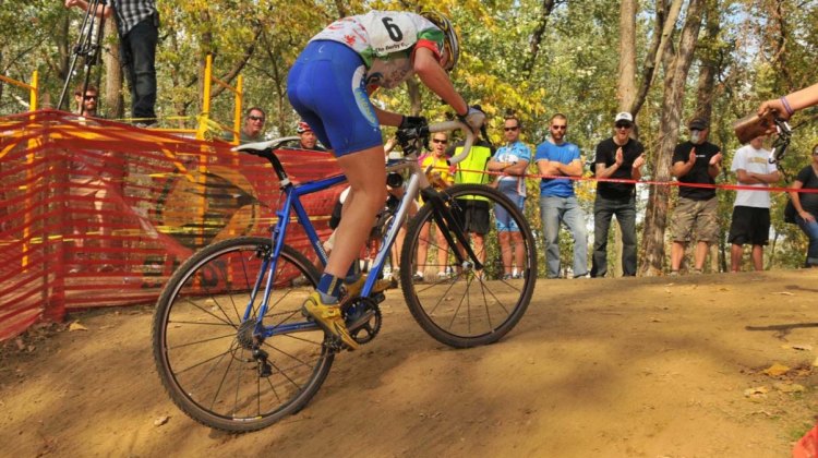This weekend the U.S. Gran Prix of Cyclocross returns to Louisville for round three, where Georgia Gould won both days last year. © Greg Sailor – VeloArts