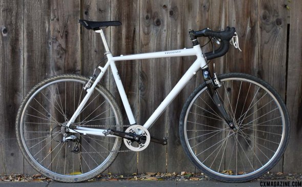 The “cheap bike,” built around a brand-new generic Easton Ultralight frame. ©Cyclocross Magazine