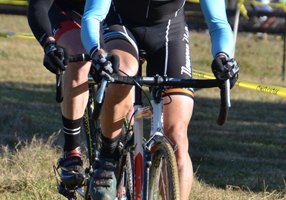 A rider focuses hard on the course. Trish Albert/Southeasterncycling.com