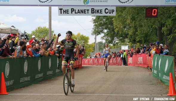 Ryan Trebon took his first UCI win of the season at Planet Bike Day 1. Now we get to look at the race winning effort! © Amy Dykema