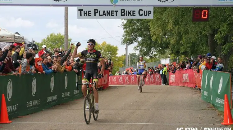 Ryan Trebon took his first UCI win of the season at Planet Bike Day 1. Now we get to look at the race winning effort! © Amy Dykema