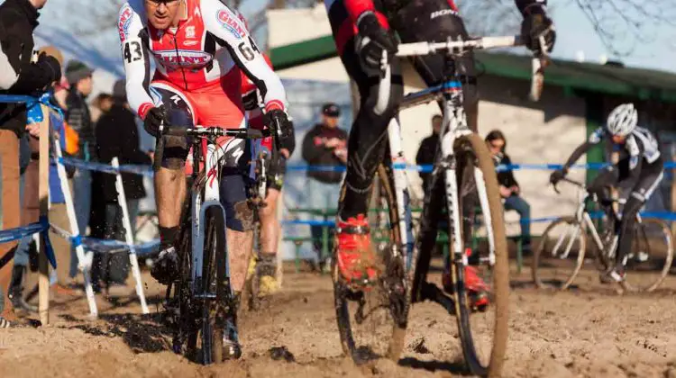 Justin Robinson in the sand pit. ©Brian Nelson