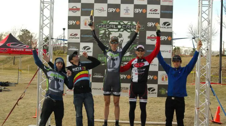 The podium at High Desert Cross. Kenneth HIll