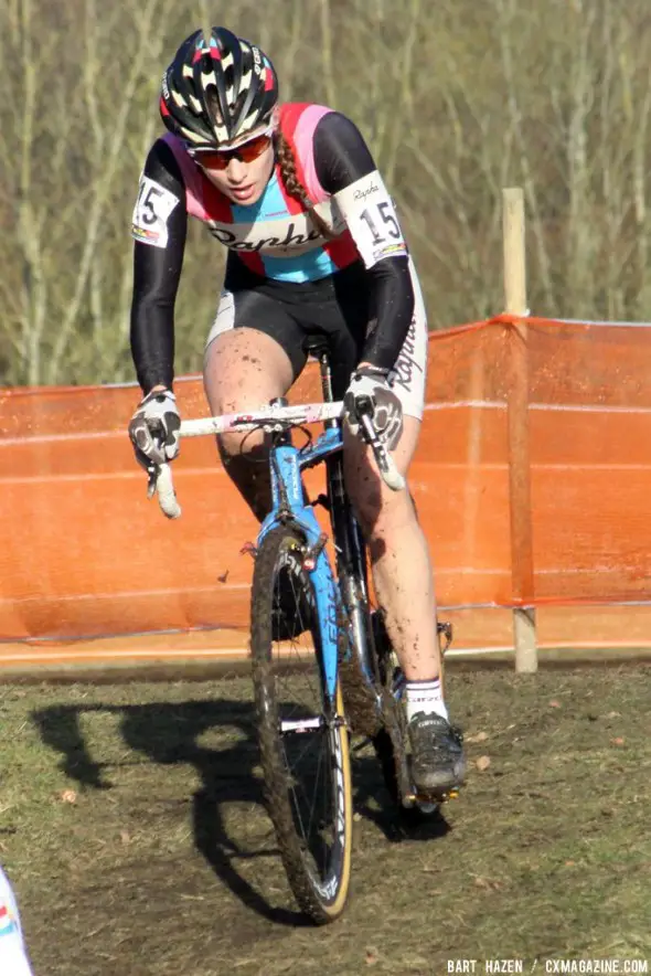 Krasniak "focuses" mid-race. © Bart Hazen