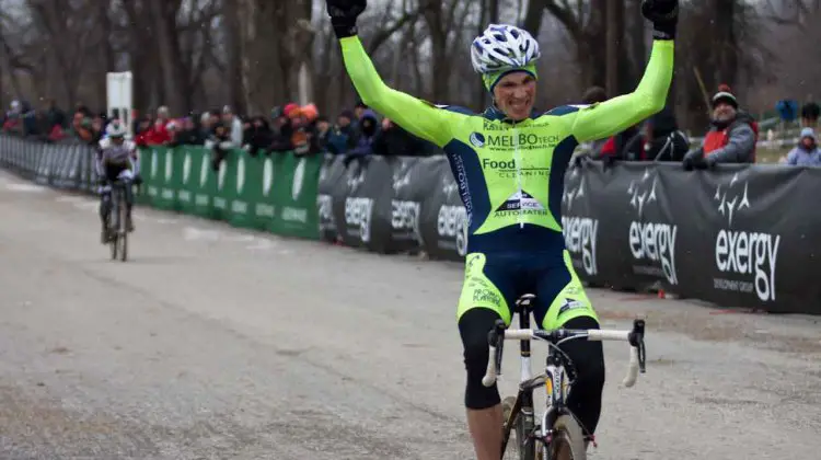 Sven van Eyndt of Belgium took the win in the first race of Masters Worlds. Brian Nelson