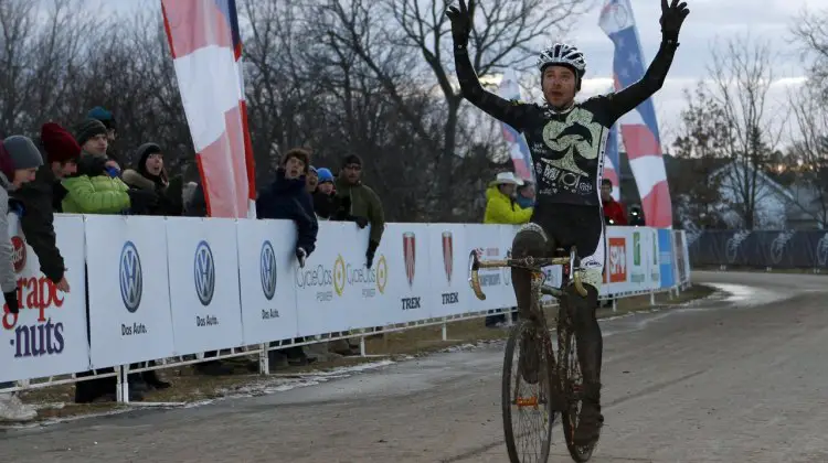 Aaron Bradford wins 2012 Singlepseed Cyclocross National Championships © Tim Westmore