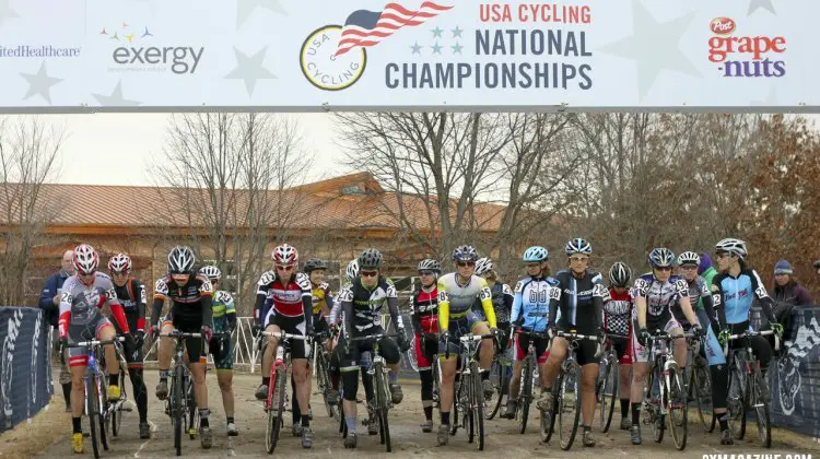 2012 Cyclocross National Championships Women 35-39 Start