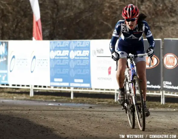 Mina Anderberg wins the 13-14 junior women's title - 2012 Cyclocross National Championships. © Tim Westmore