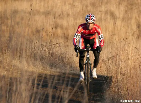 Dylan McNicholas dominated the Masters 30-34 race - 2012 Cyclocross National Championships. © Cyclocross Magazine