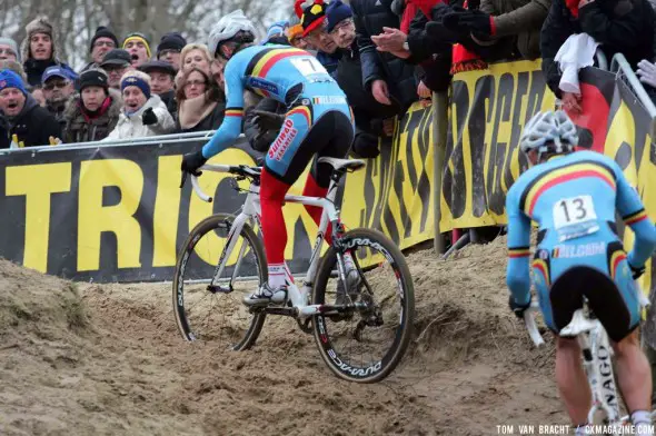 Pauwels leads Nys and the Belgian chase. ©Thomas van Bracht