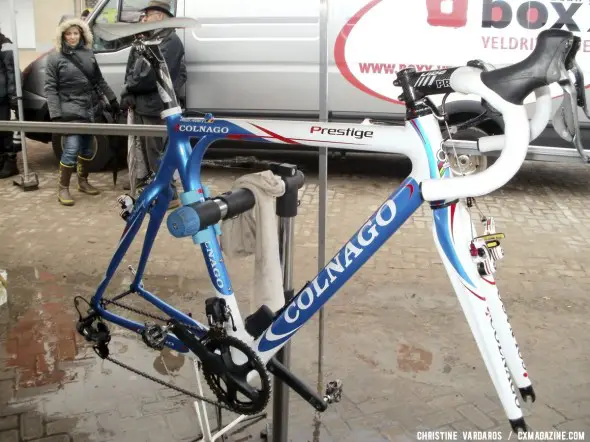 Niels Albert's 2012 World Championship winning Colnago Prestige carbon cyclocross bike.