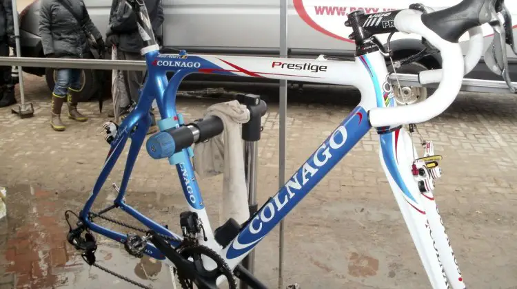 Niels Albert's 2012 World Championship winning Colnago Prestige carbon cyclocross bike.