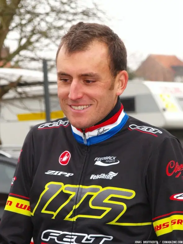 Trebon smiling, post-race. © Jonas Bruffaerts