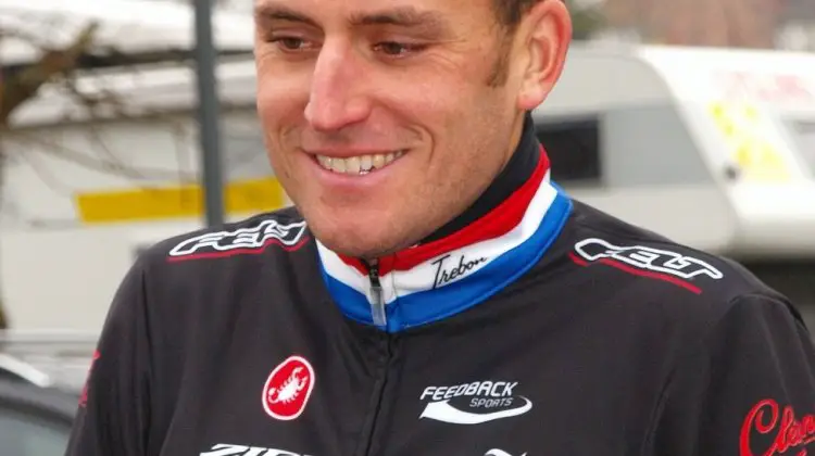 Trebon smiling, post-race. © Jonas Bruffaerts