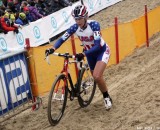 Meredith Miller runs the sand at Worlds. Bart Hazen