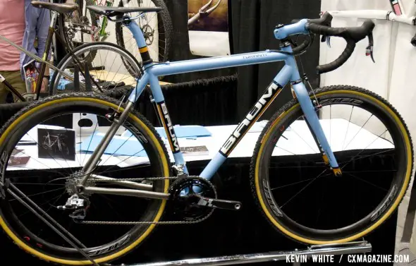 Baum Bicycles flagship titanium cyclocros bike, the Turanti, was on display at the 2012 NAHBS. © Kevin White Baum Bicycles flagship titanium cyclocros bike, the Turanti, was on display at the 2012 NAHBS. © Kevin White