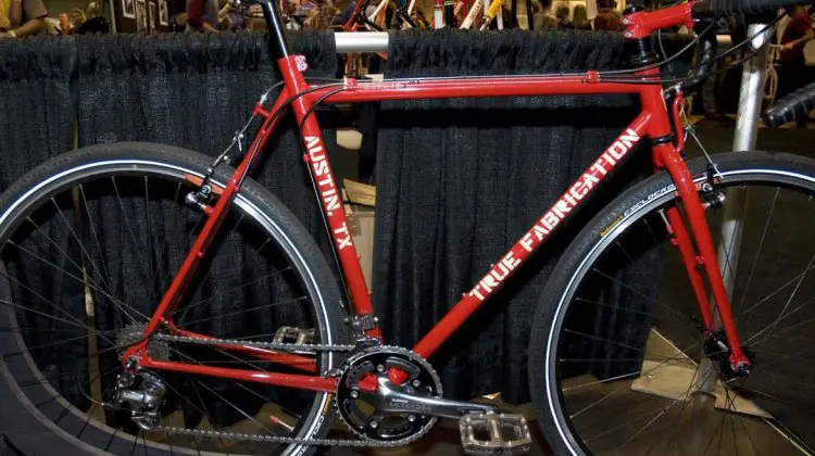 True Fabrication of Austin, Texas brought out this custom cyclocross bike to the 2012 NAHBS.© Kevin White