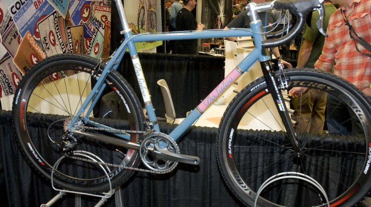 Mike DeSalvo's custom titanium cyclocross bike at NAHBS 2012. ©Kevin White