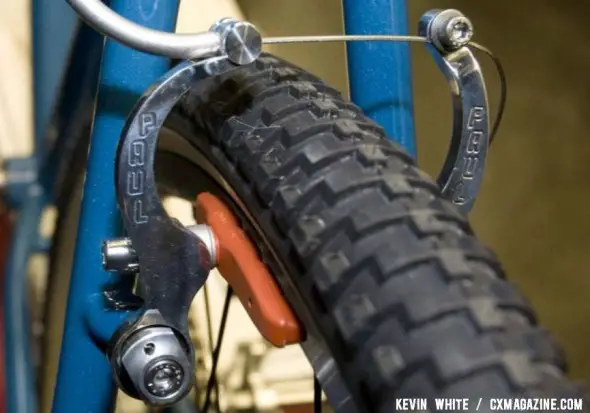 Paul's new MiniMoto mini V-brake adds to Paul's cyclocross brake options. © Kevin White Paul's new MiniMoto mini V-brake adds to Paul's cyclocross brake options. © Kevin White