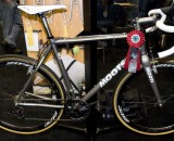 The Moots PsychloX RSL along with the entry from Six Eleven Bicycle Co. shared this year's best cyclocros bike award. © Kevin White The Moots PsychloX RSL along with the entry from Six Eleven Bicycle Co. shared this year's best cyclocros bike award. © Kevin White