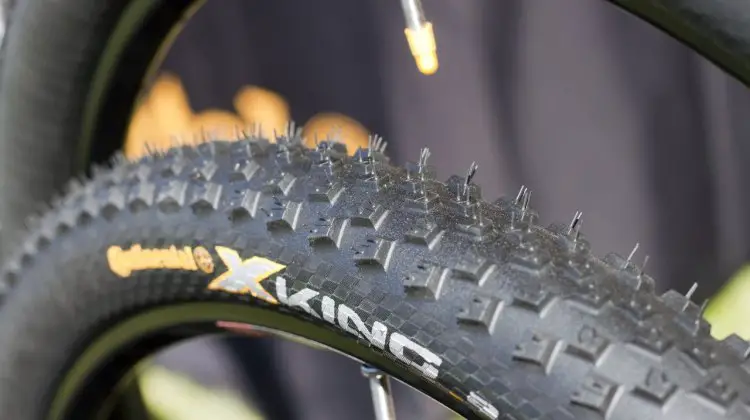 A preview of the tread on Continental's new 2013 cyclocross tubular.