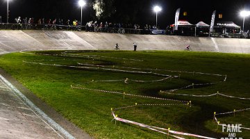 A look at the course at night. Andy Rogers