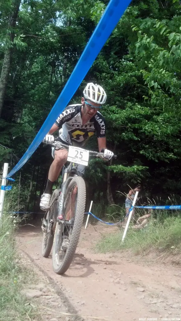 Geoff Kabush at the Windham World Cup. Cyclocross Magazine