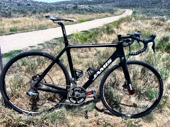 Tyler Wren's prototype Jamis carbon disc brake cyclocross bike. photo: courtesy