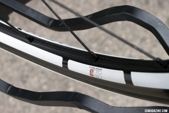 Mercury Cycling S3 carbon tubular rims are 30mm deep and 25mm wide, and form a 1368g tubular wheelset for $1549. © Cyclocross Magazine Mercury Cycling S3 carbon tubular rims are 30mm deep and 25mm wide, and form a 1368g tubular wheelset for $1549. © Cyclocross Magazine