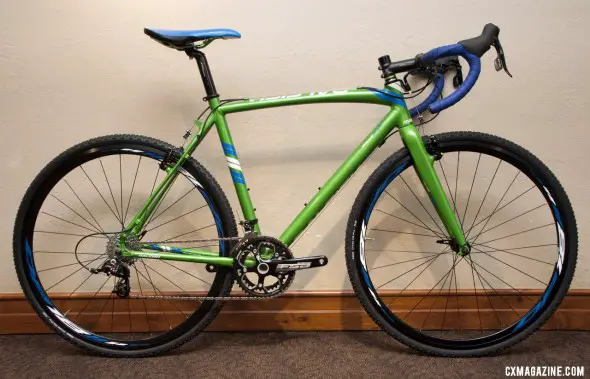 The $1550 Raleigh 2013 Men's RX 1.0 Cross Bike brings SRAM Apex and Rival to a highly visible aluminum frame. © Cyclocross Magazine The $1550 Raleigh 2013 Men's RX 1.0 Cross Bike brings SRAM Apex and Rival to a highly visible aluminum frame. © Cyclocross Magazine