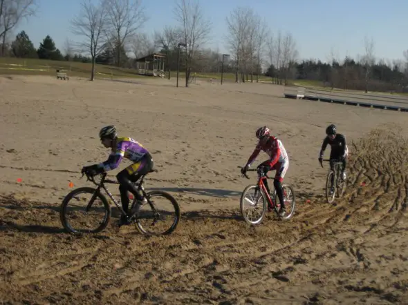 Riders storm the beach at the 2011 Big Bad Wolf CREDIT Kristie Hancock