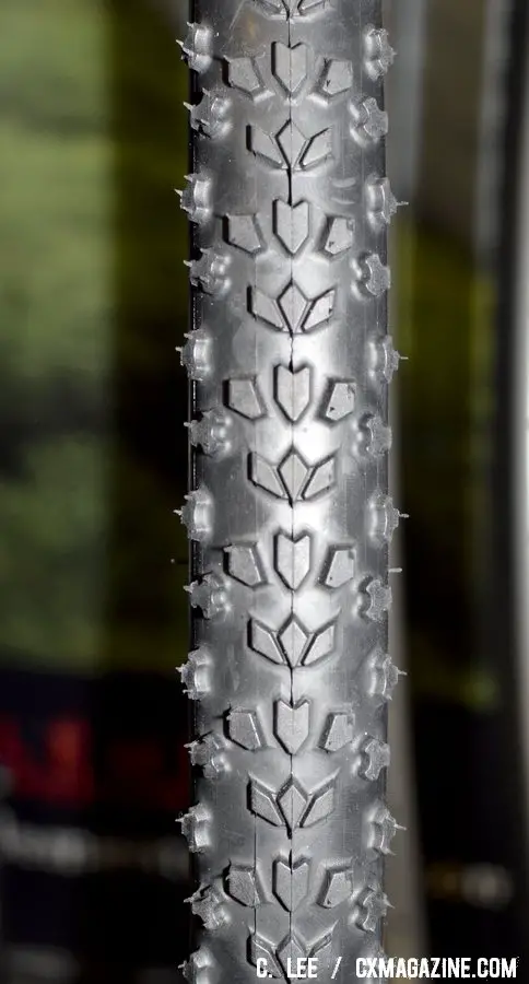 The new MXP mixed-conditions cyclocross tire from Clement, available in clincher and tubular. ©Cyclocross Magazine