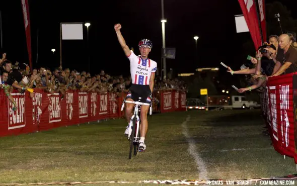 CrossVegas 2012 - Jeremy Powers collects another elusive title in 2012. ©Thomas Van Bracht