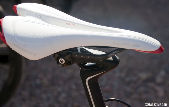 Specialized's CobL GobL-R carbon suspension seat post for pave, dirt and cyclocross. ©Cyclocross Magazine