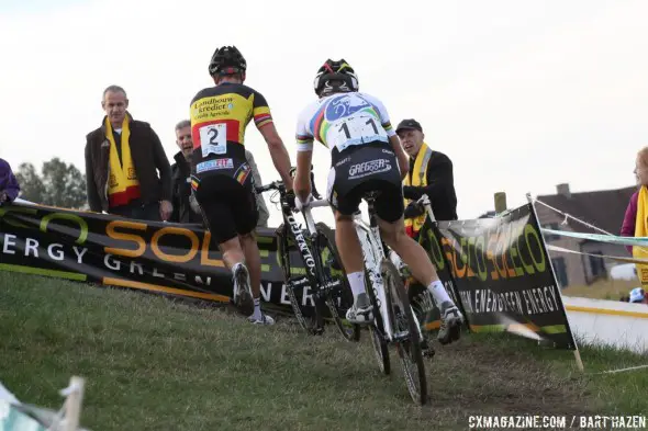 Sven Nys continues his Superprestige domination with his 56th win in the series. ©Bart Hazen