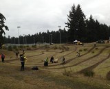 Sprinker  post-race - The back bowl area after the tape came down shows the twists and turns. © Old Town Bicycle