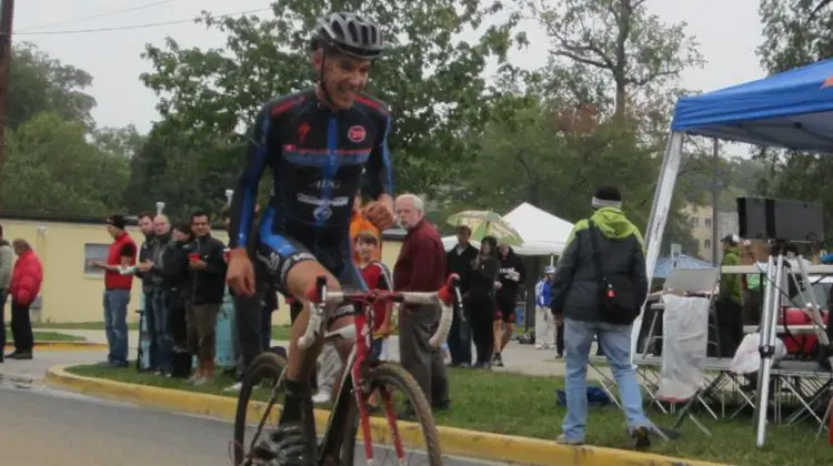 Steveo is all smiles as he takes the win at Hyattsville. Keith Hower