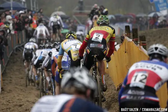 Sven Nys overcame a pour start to take the win © Bart Hazen