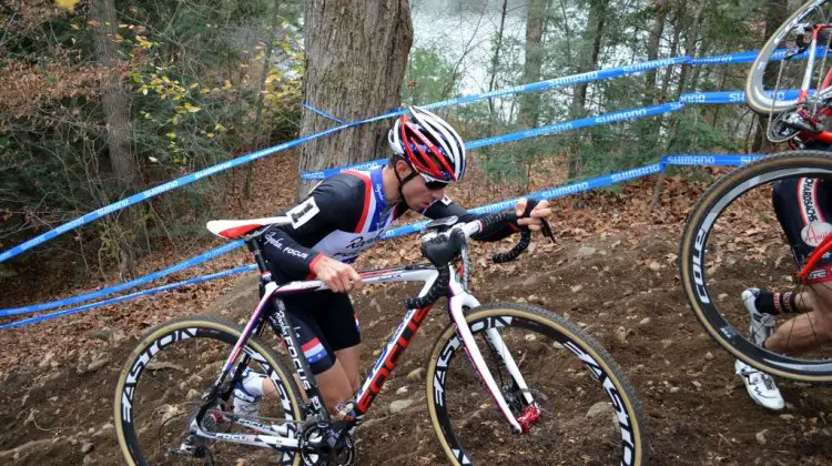 Powers took the win both days at Cycle-Smart International. © Cyclocross Magazine